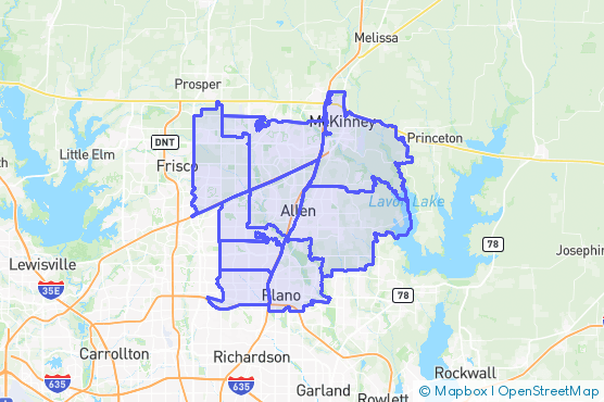 Service Area Map