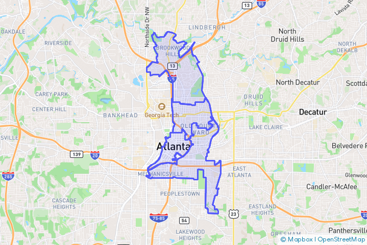 Service Area Map