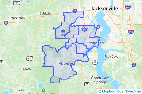 Service Area Map