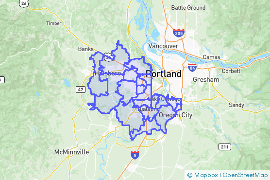 Service Area Map
