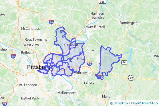 Service Area Map