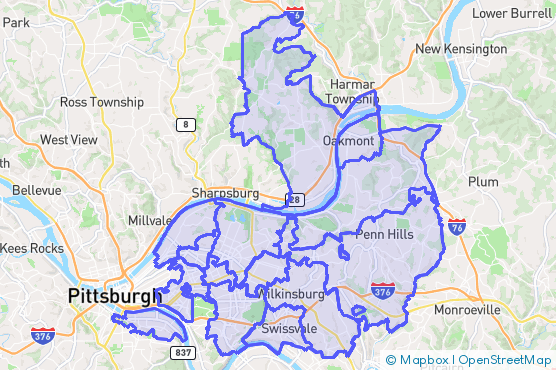 Service Area Map