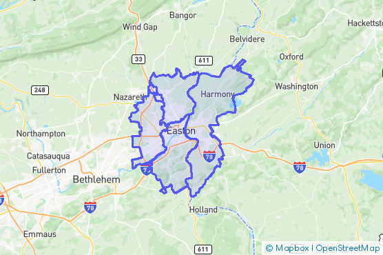 Service Area Map