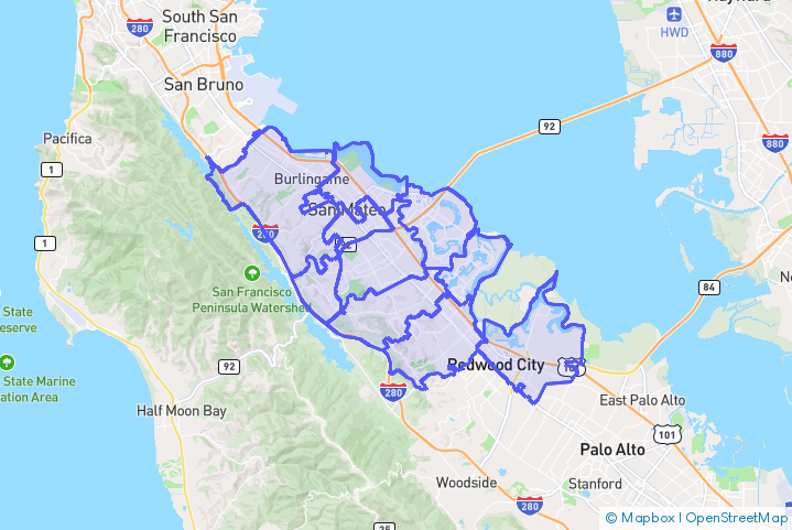 Service Area Map