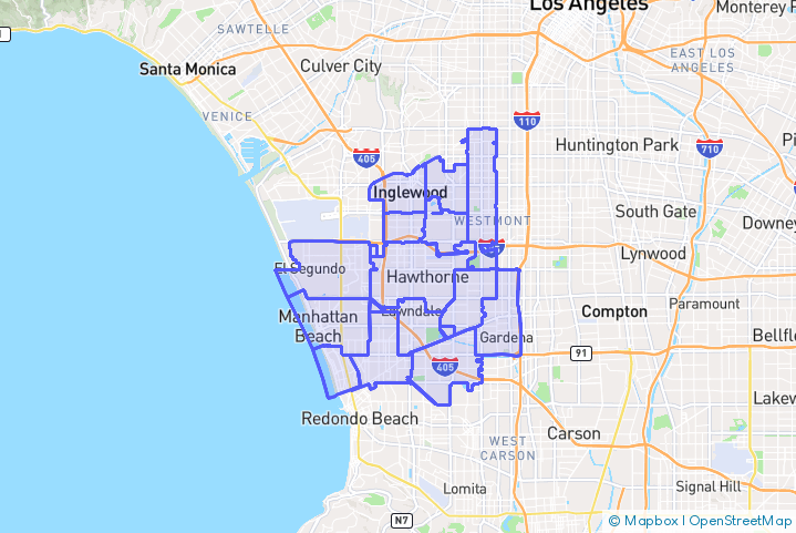 Service Area Map