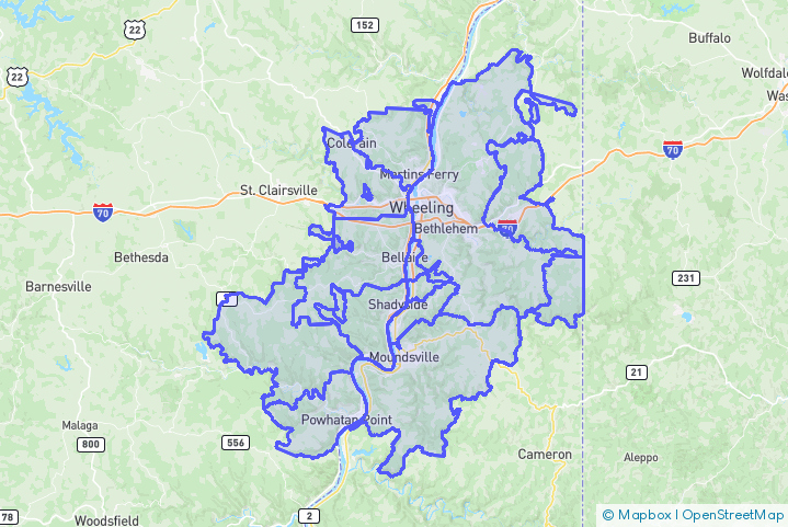 Service Area Map