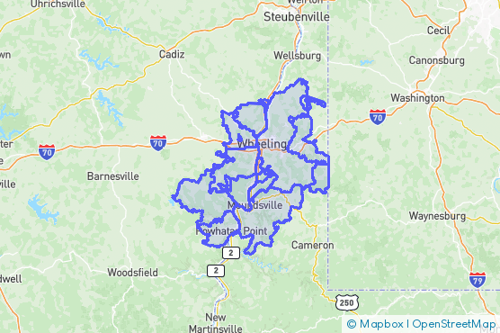 Service Area Map