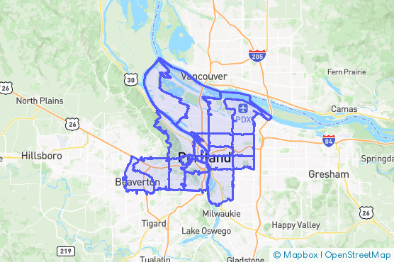 Service Area Map