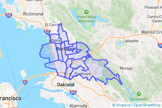 Service Area Map