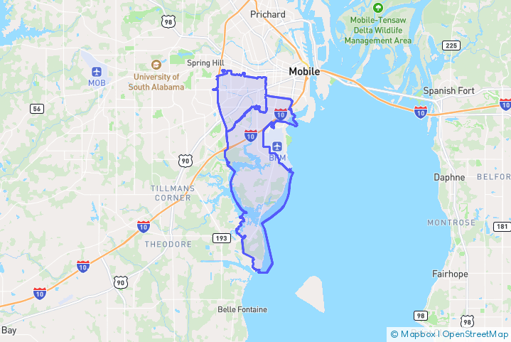 Service Area Map