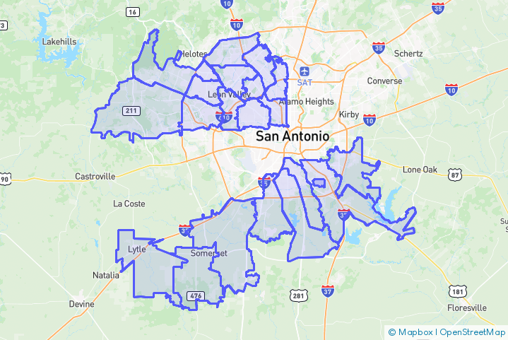 Service Area Map
