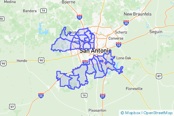 Service Area Map