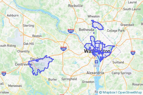 Service Area Map