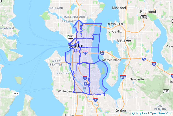 Service Area Map