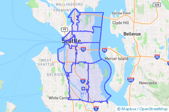 Service Area Map