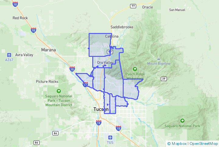 Service Area Map