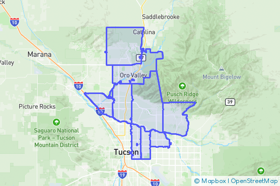 Service Area Map