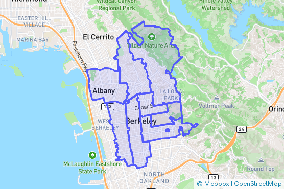 Service Area Map