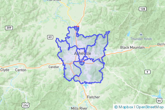 Service Area Map