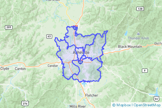Service Area Map