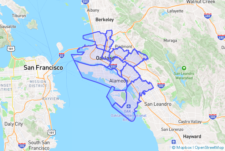 Service Area Map