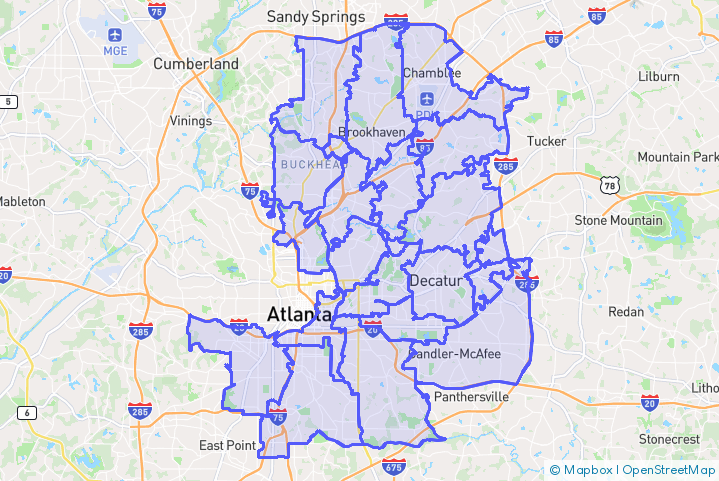 Service Area Map