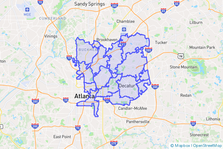 Service Area Map