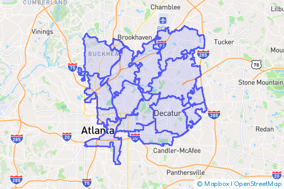 Service Area Map