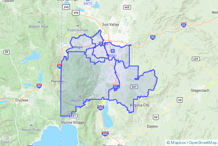 Service Area Map