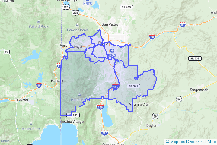 Service Area Map