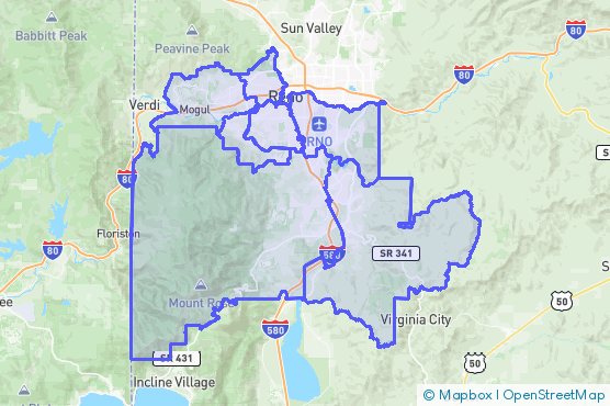 Service Area Map