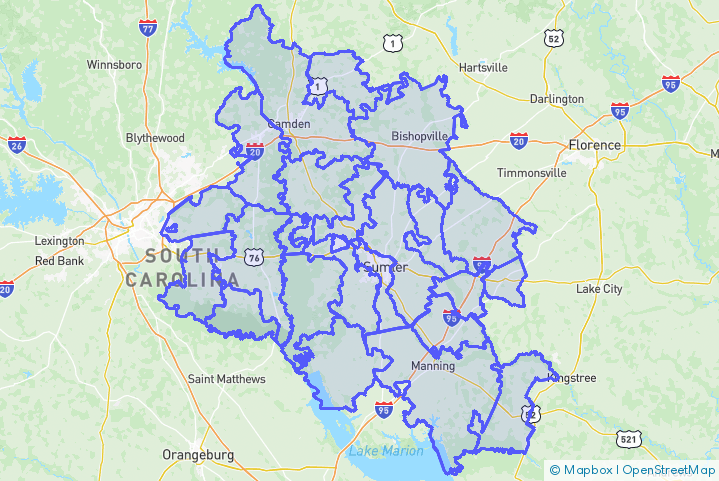 Service Area Map