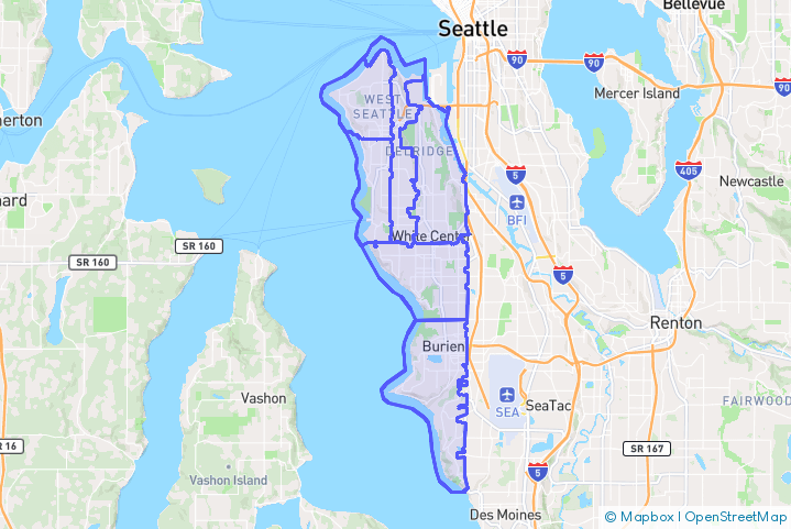 Service Area Map
