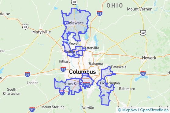 Service Area Map