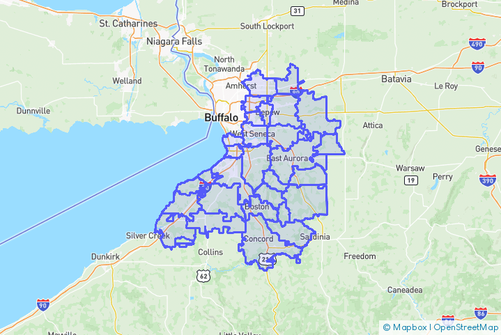 Service Area Map
