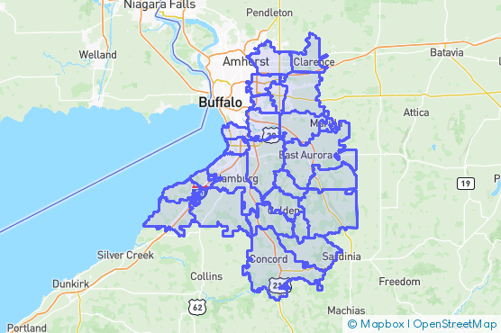 Service Area Map