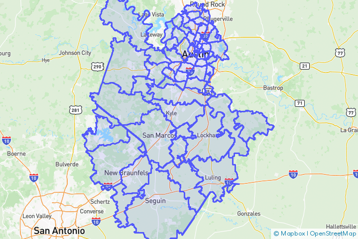 Service Area Map