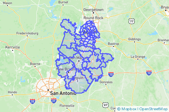 Service Area Map