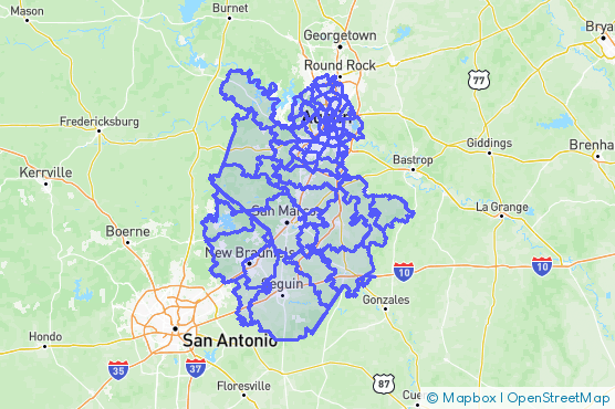 Service Area Map
