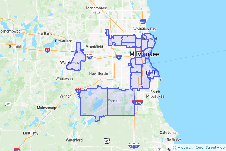 Service Area Map