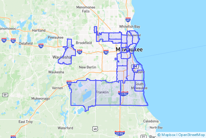 Service Area Map
