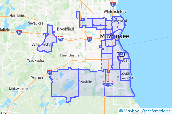 Service Area Map