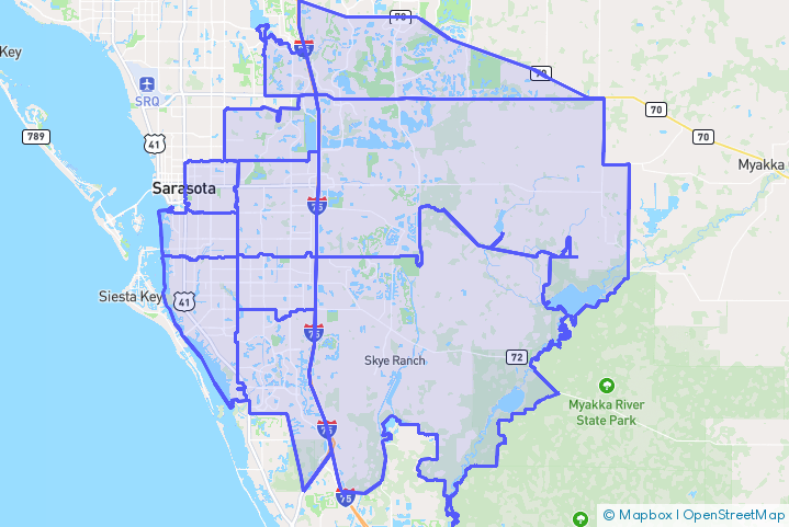 Service Area Map