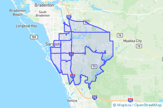 Service Area Map