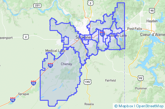 Service Area Map