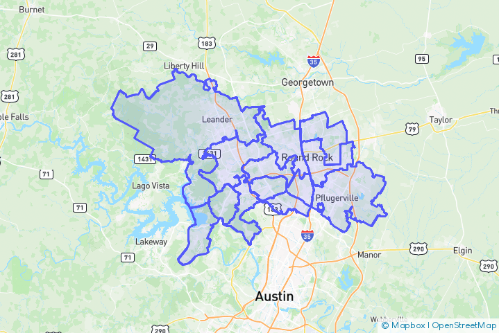 Service Area Map