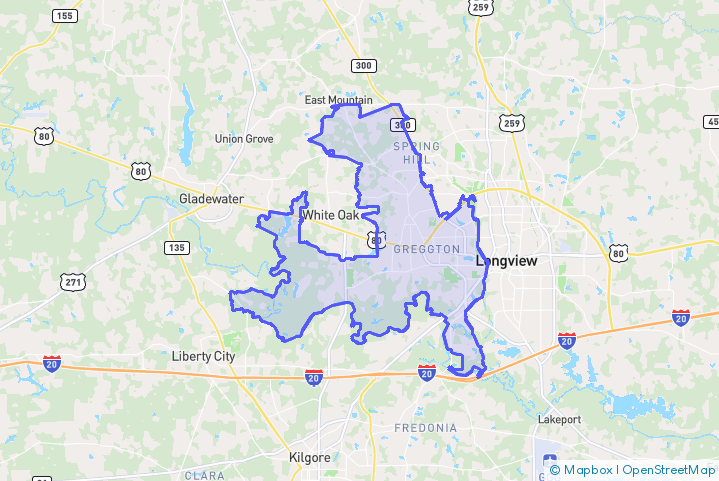 Service Area Map