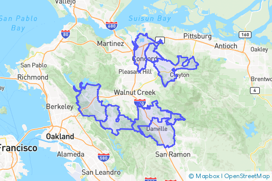 Service Area Map