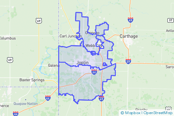 Service Area Map