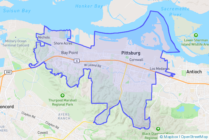 Service Area Map